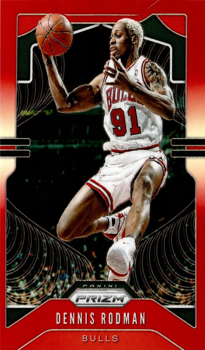 2019 Panini Prizm Basketball Red Dennis Rodman #3