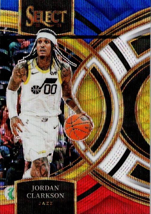 2023 Panini Select Basketball Tri-Color Jordan Clarkson #168