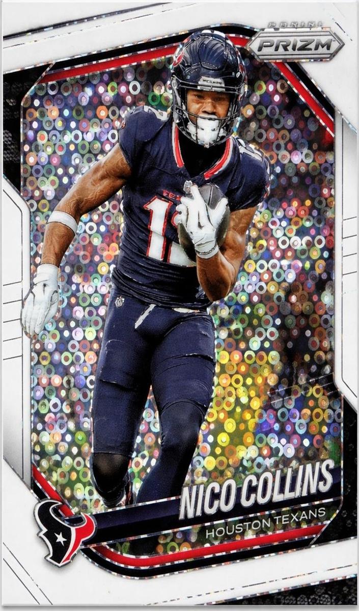 2025 Panini Prizm Football White Disco Nico Collins #231