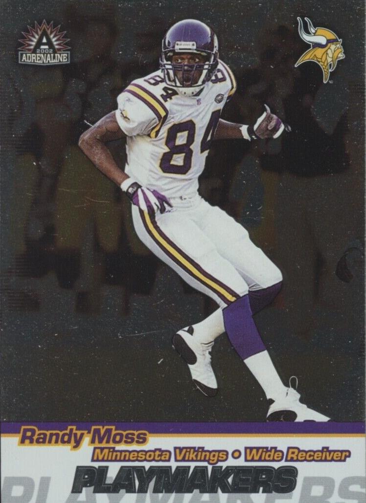 2002 Pacific Adrenaline Football Randy Moss #10 PSA 10