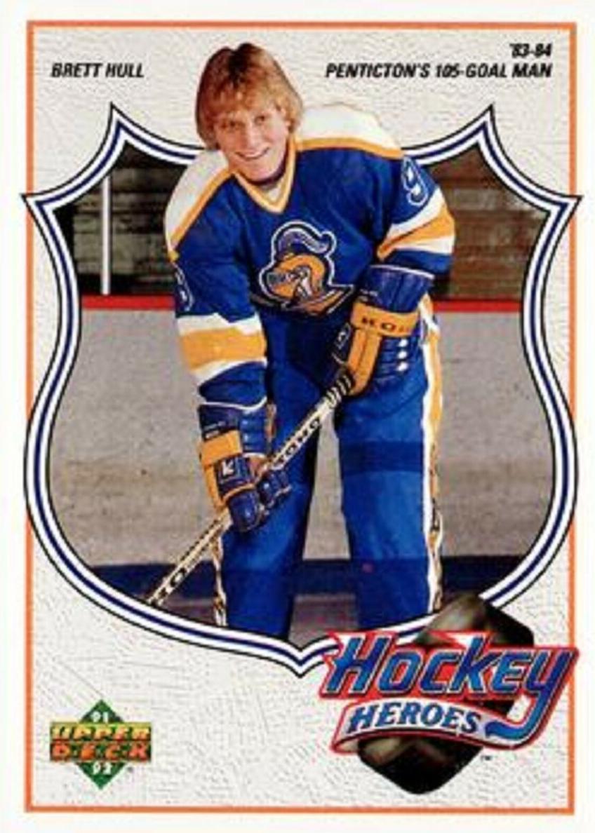 1991 Upper Deck Hockey Brett Hull #1
