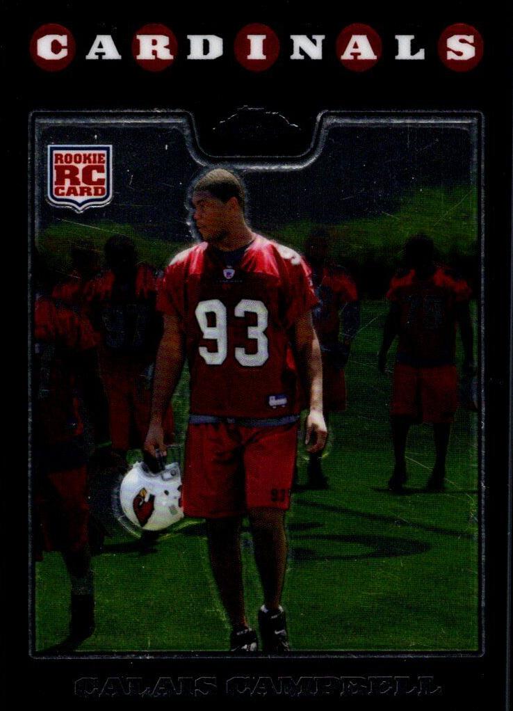 2008 Topps Chrome Football Calais Campbell #TC239 PSA 10