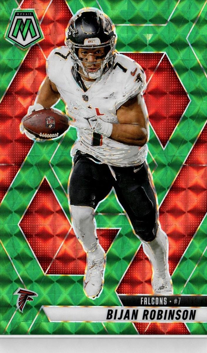 2025 Panini Mosaic Football Green Bijan Robinson #166 PSA 10