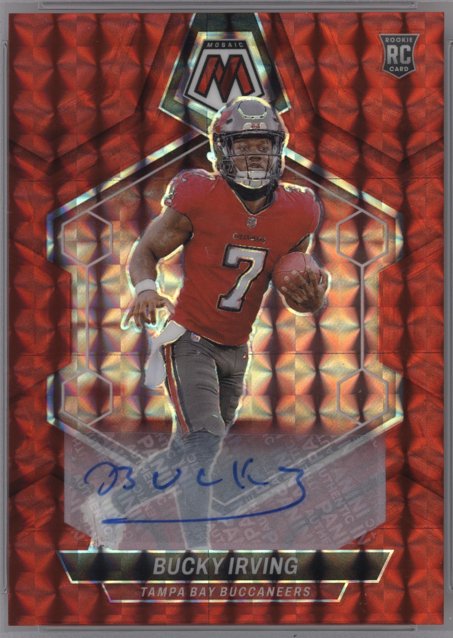 2024 Panini Mosaic Football Red Bucky Irving #385