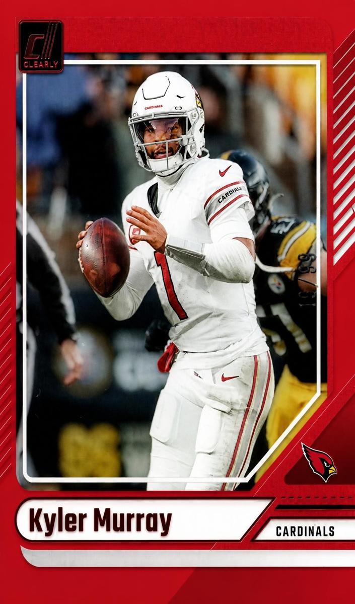 2024 Panini Clearly Donruss Football Red Kyler Murray #1