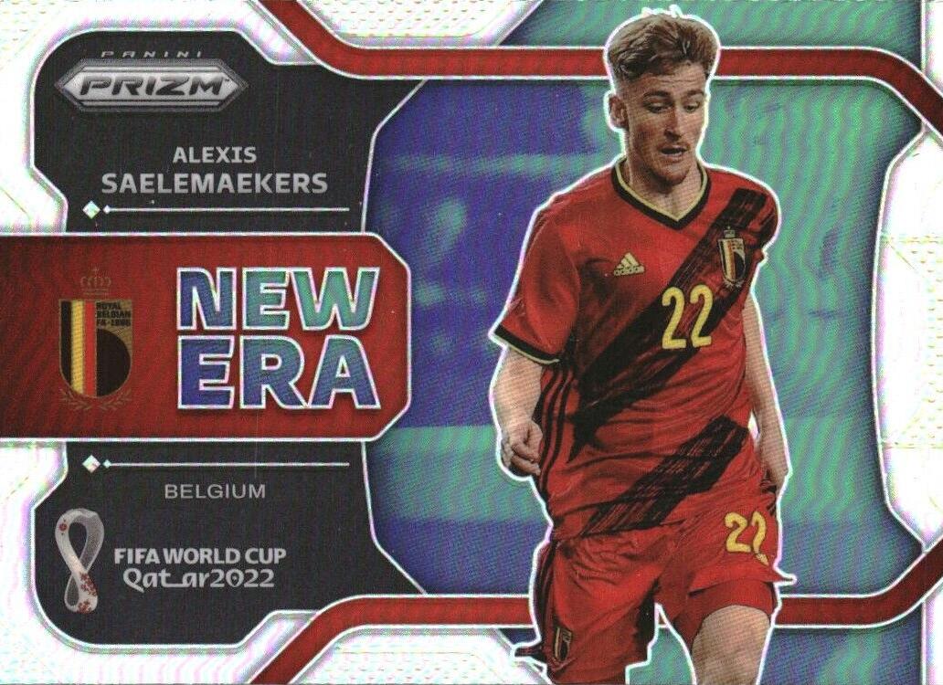 2022 Panini Prizm FIFA World Cup Qatar Soccer Silver Alexis Saelemaekers #9