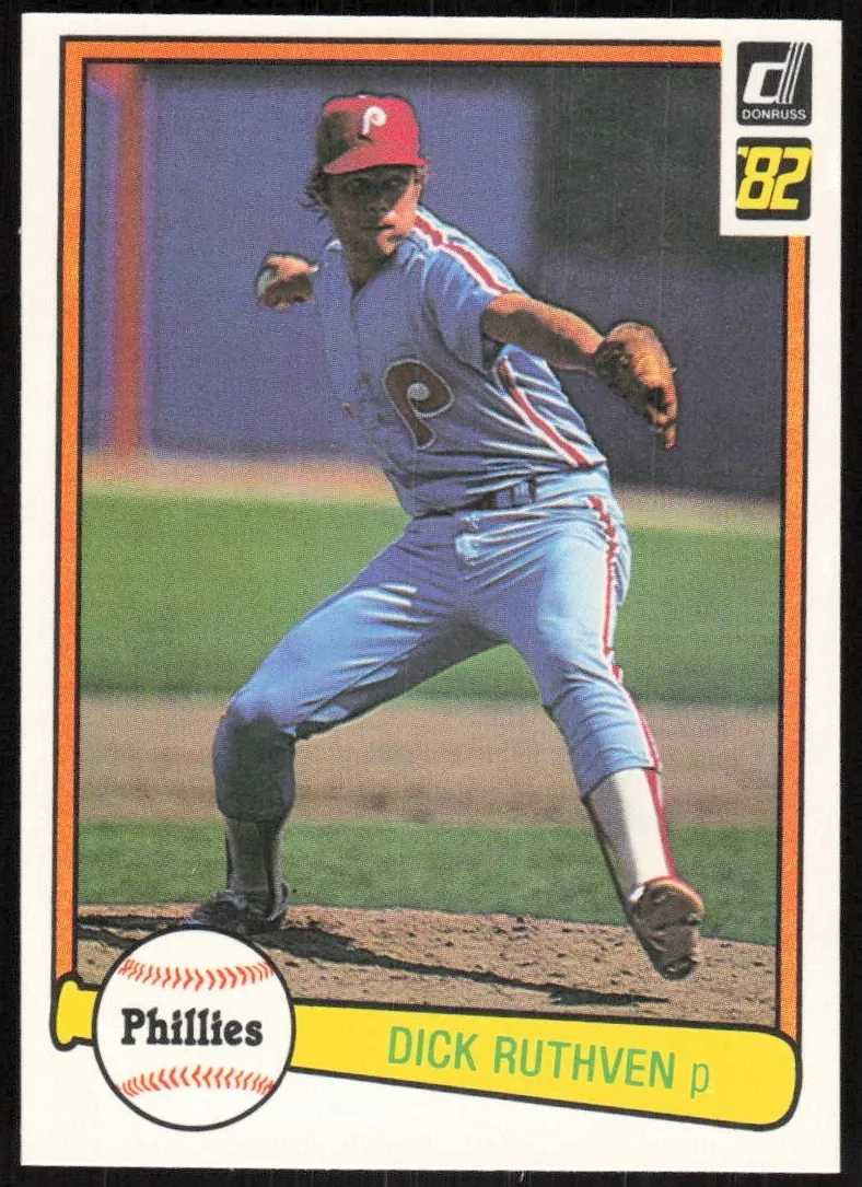 1982 Donruss Baseball Dick Ruthven #525