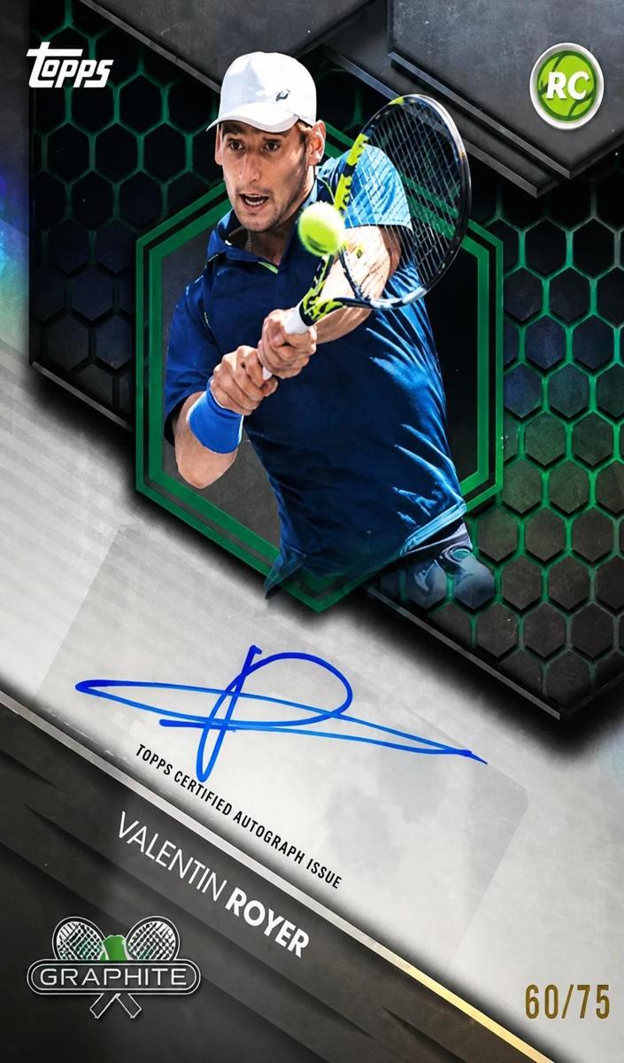 2026 Topps Graphite Tennis Green Refractor Valentin Royer #GRS-VRR