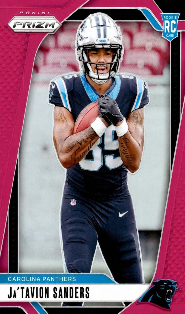2024 Panini Prizm Football Pink Ja'Tavion Sanders #343