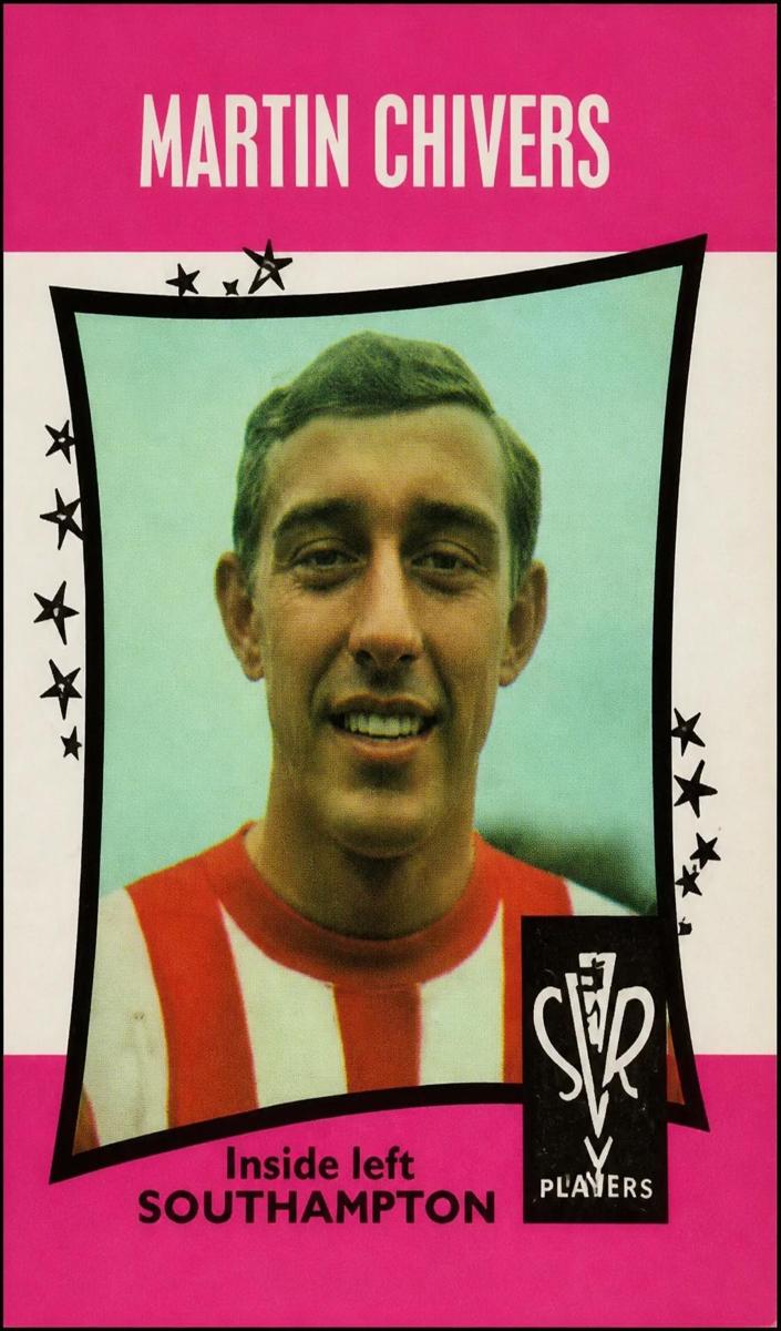 1967 A & BC Football Star Players Soccer Martin Chivers #43