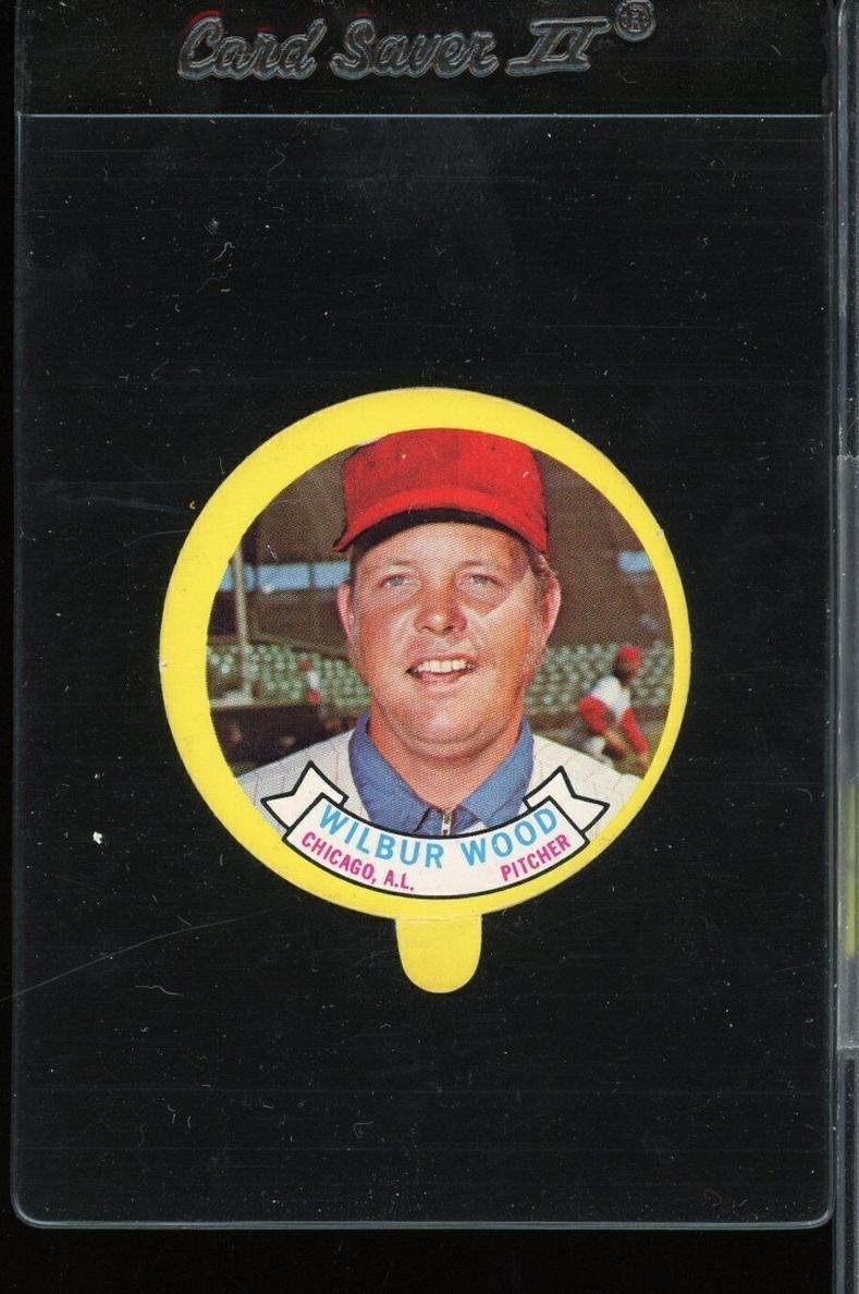 1973 Topps Candy Lids Baseball Wilbur Wood #NNO