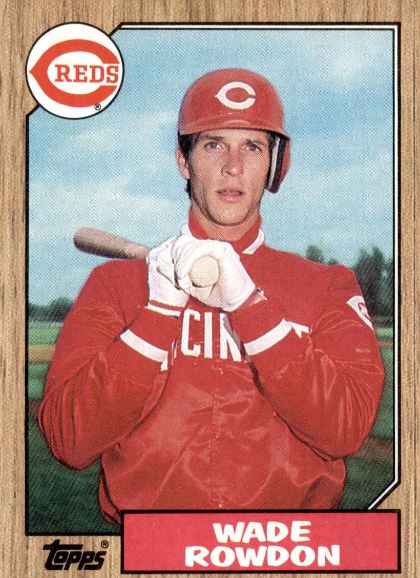 1987 Topps Baseball Wade Rowdon #569 PSA 7.5