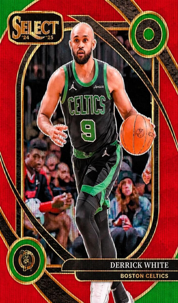 2024 Panini Select Basketball Red Wave Derrick White #264