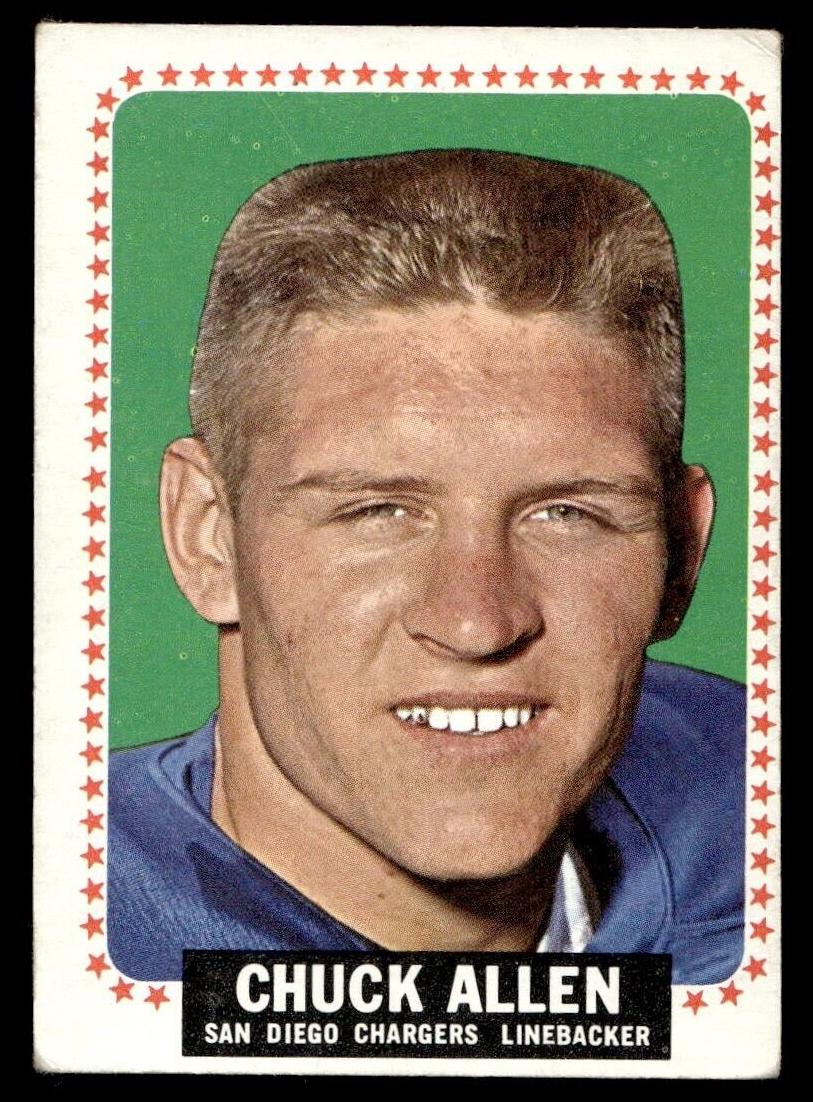 1964 Topps Football Chuck Allen #154