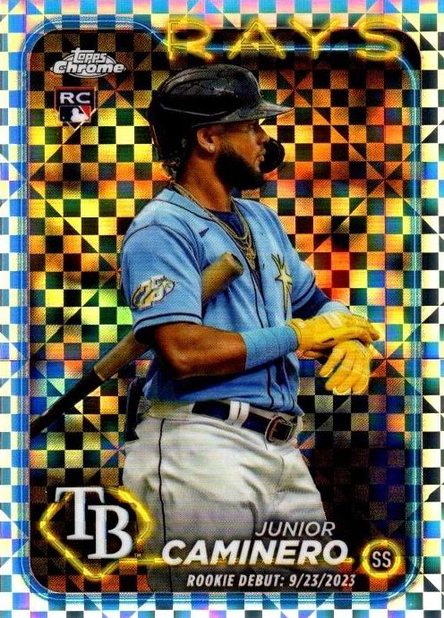 2024 Topps Chrome Update Baseball Junior Caminero #USC193 PSA 10