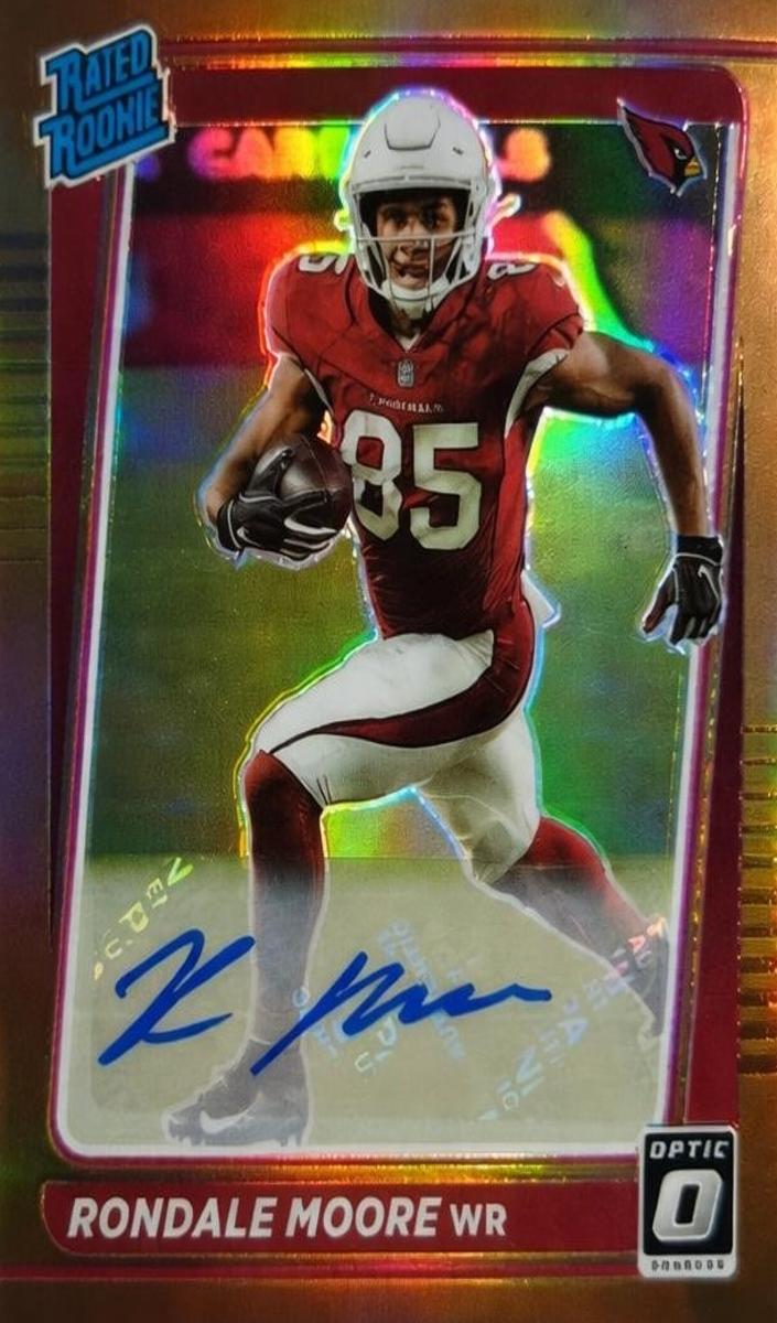 2021 Donruss Optic Football Bronze Rondale Moore #217 PSA 9
