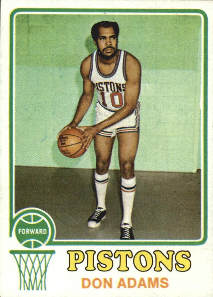 1973 Topps Basketball Don Adams #139 PSA 9