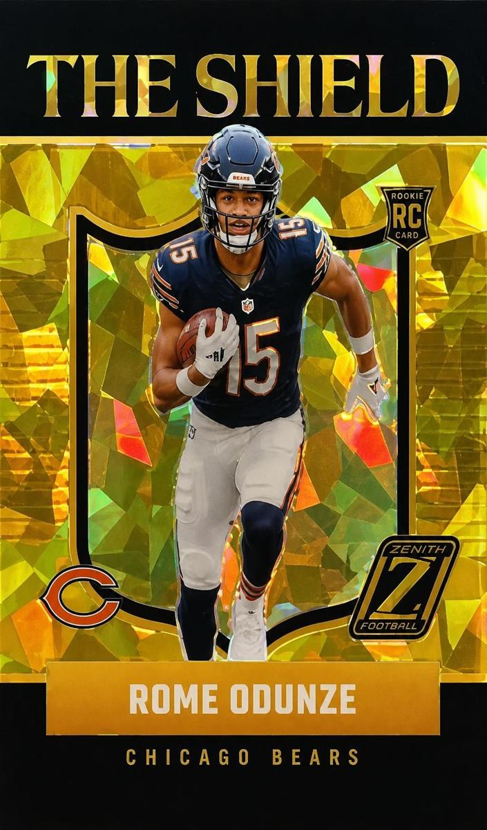 2024 Panini Zenith Football Gold Ice Rome Odunze #11