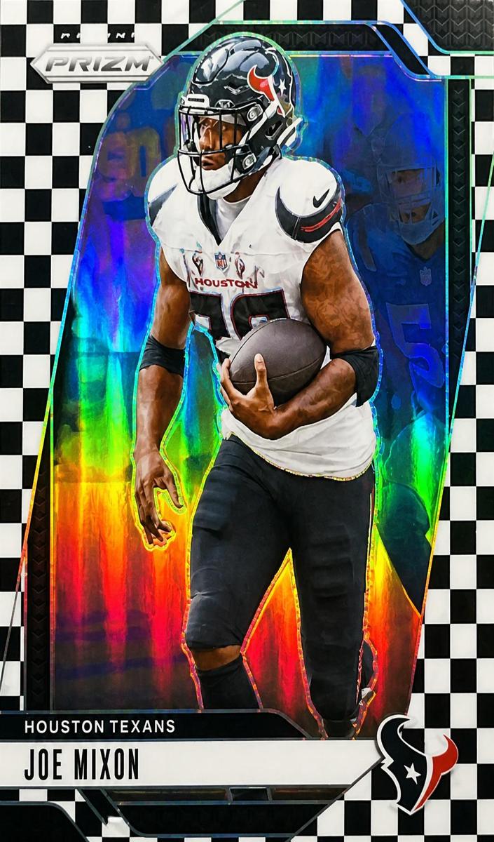 2024 Panini Prizm Football Black and White Checker Joe Mixon #112