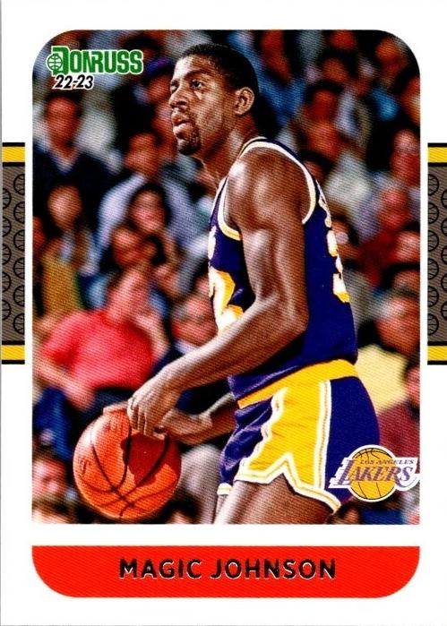 2022 Panini Donruss Basketball Magic Johnson #5