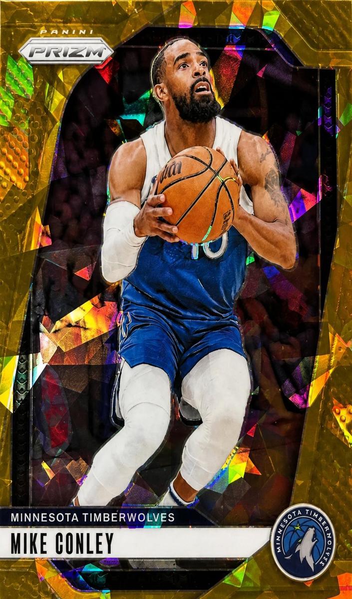 2024 Panini Prizm Basketball Gold Ice Mike Conley #137