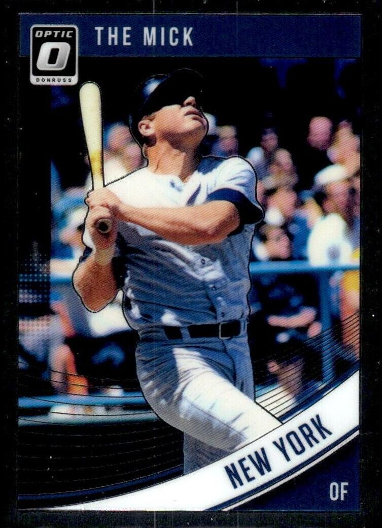 2018 Donruss Optic Baseball Mickey Mantle #165 PSA 9