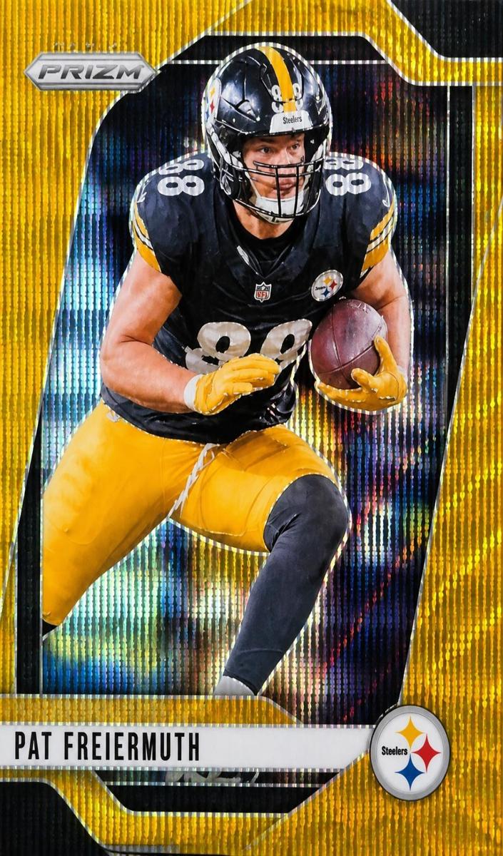 2024 Panini Prizm Football Gold Wave Pat Freiermuth #244