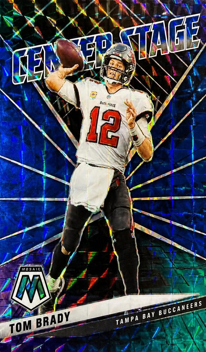 2021 Panini Mosaic Football Blue Tom Brady #CS10
