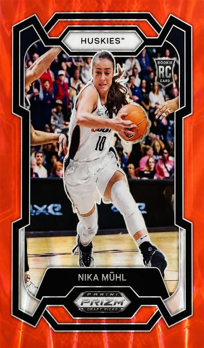 2024 Panini Prizm Draft Picks Basketball Red Seismic Nika Muhl #15