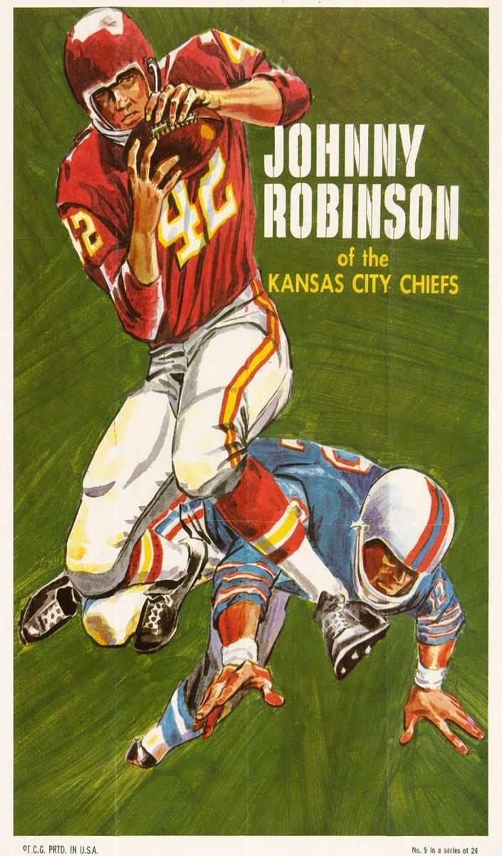 1970 Topps Football Johnny Robinson #9