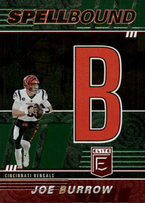 2022 Donruss Elite Football Green Joe Burrow #SB-JB1