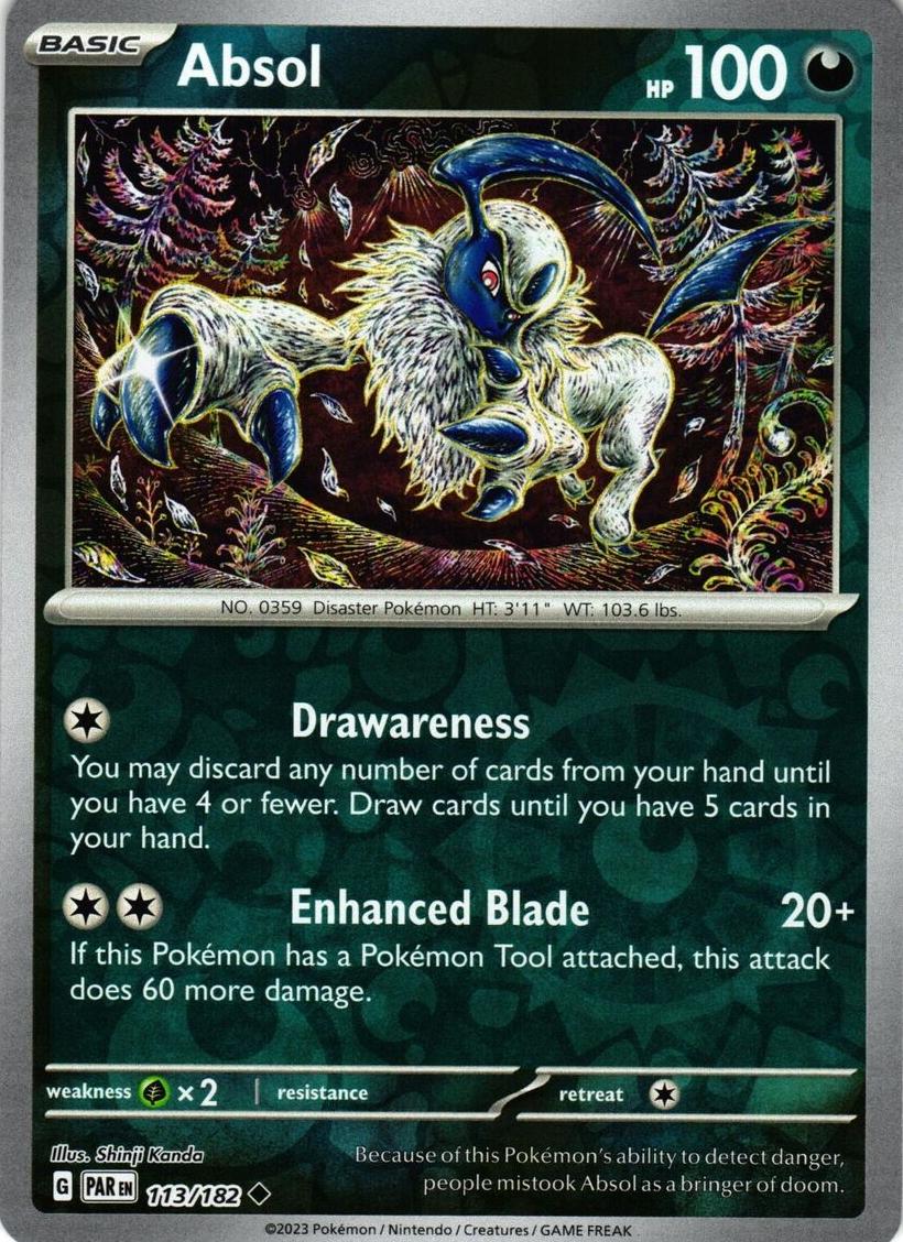 2023 Pokemon Scarlet & Violet Paradox Rift Absol #113 PSA 10