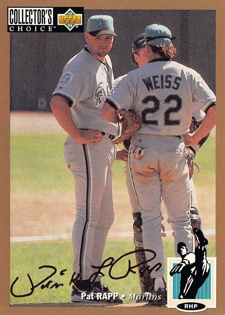 1994 Upper Deck Collector's Choice Baseball Gold Signature Pat Rapp #236