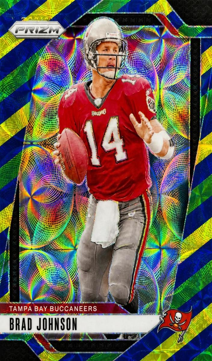 2024 Panini Prizm Football Choice Blue Yellow and Green Brad Johnson #274