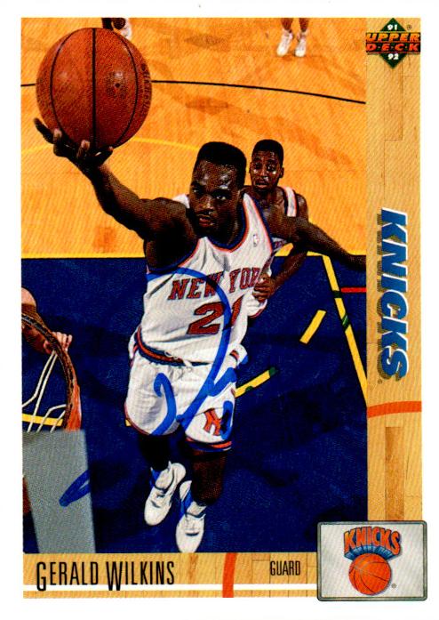 1991 Upper Deck Basketball Gerald Wilkins #234 PSA 9