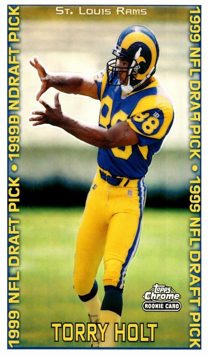 1999 Topps Chrome Football Refractor Torry Holt #149 PSA 10