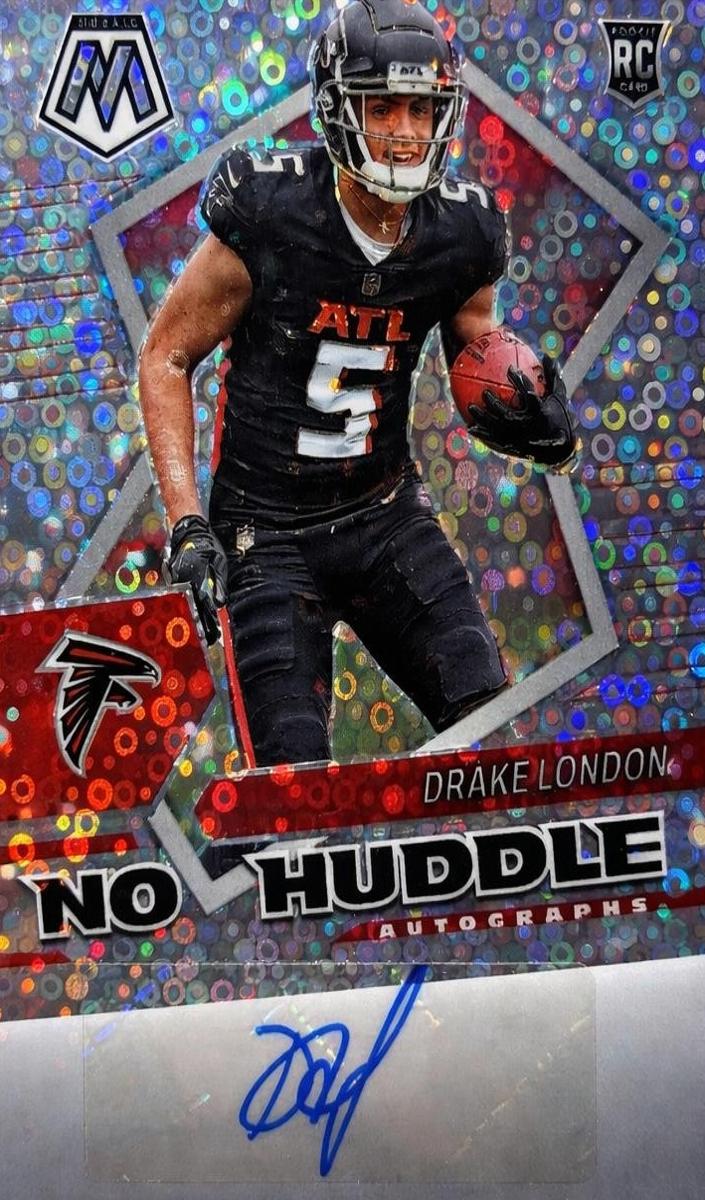 2022 Panini Mosaic Football Drake London #ANH-DL PSA 10