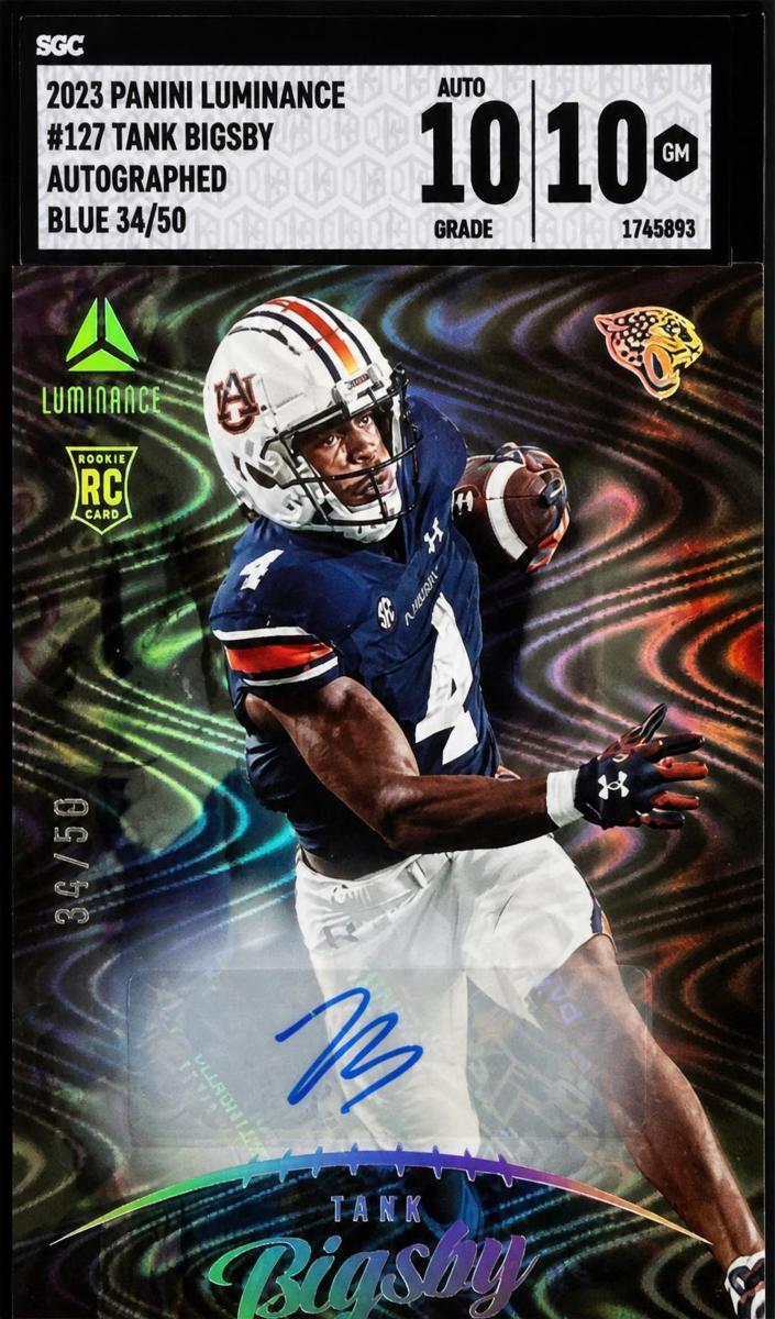 2023 Panini Luminance Football Blue Tank Bigsby #127