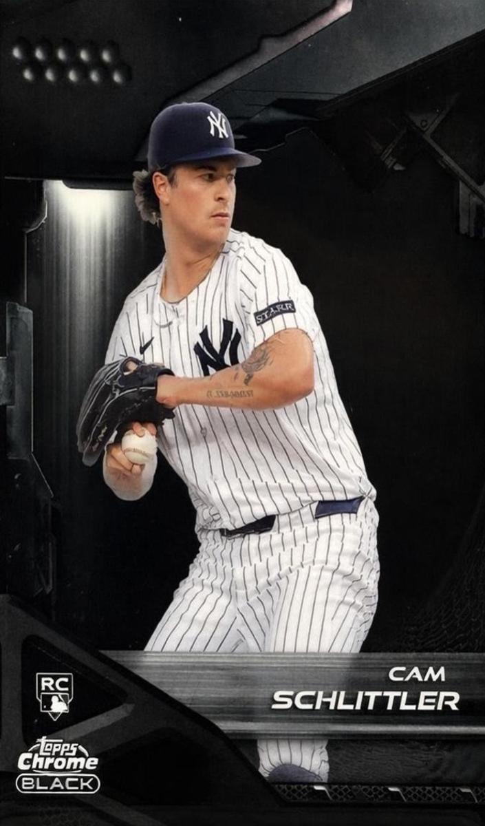 2026 Topps Chrome Black Baseball Cam Schlittler #98