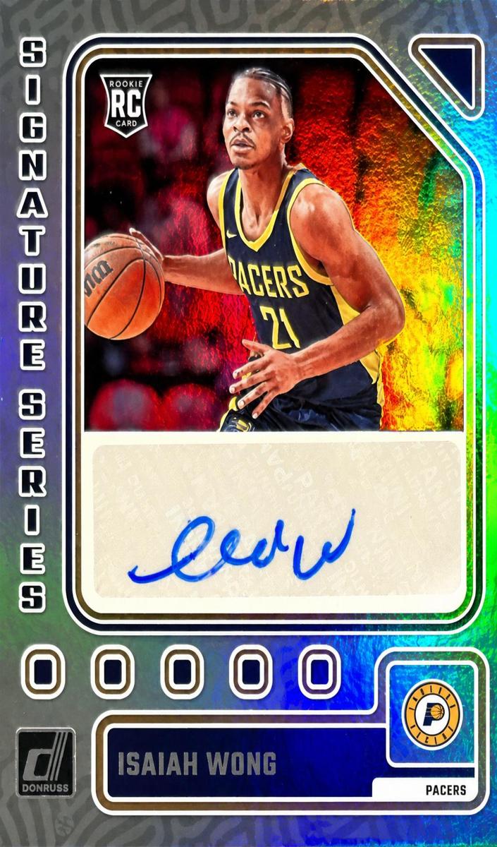 2023 Panini Donruss Basketball Isaiah Wong #SS-WON