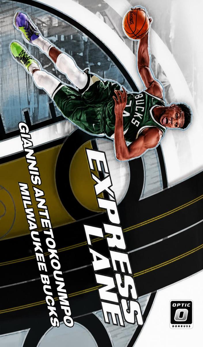 2021 Donruss Optic Basketball Giannis Antetokounmpo #3 PSA 9