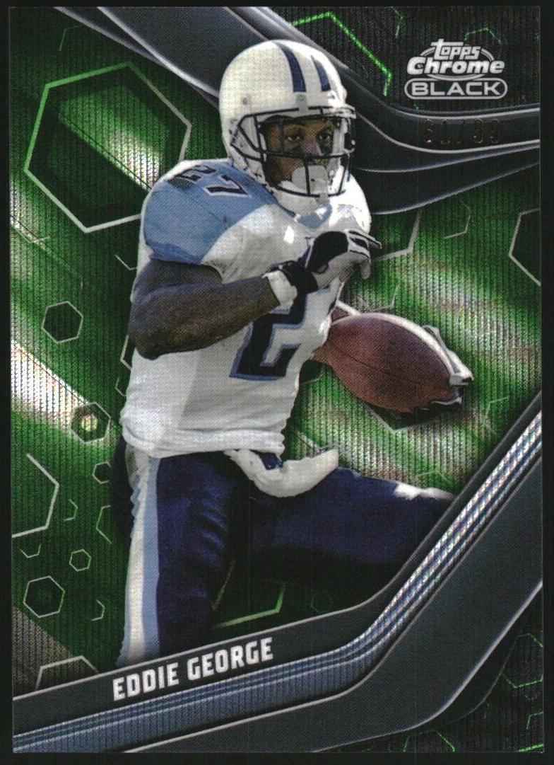 2023 Topps Composite Football Green Wave Refractor Eddie George #150