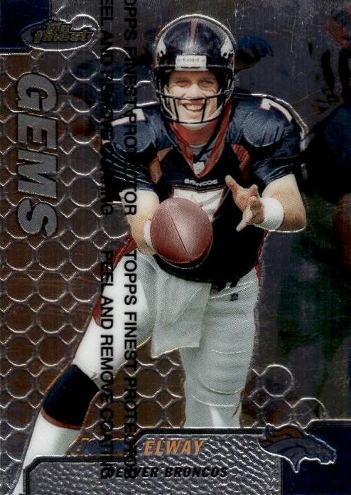 1999 Topps Finest Football John Elway #133