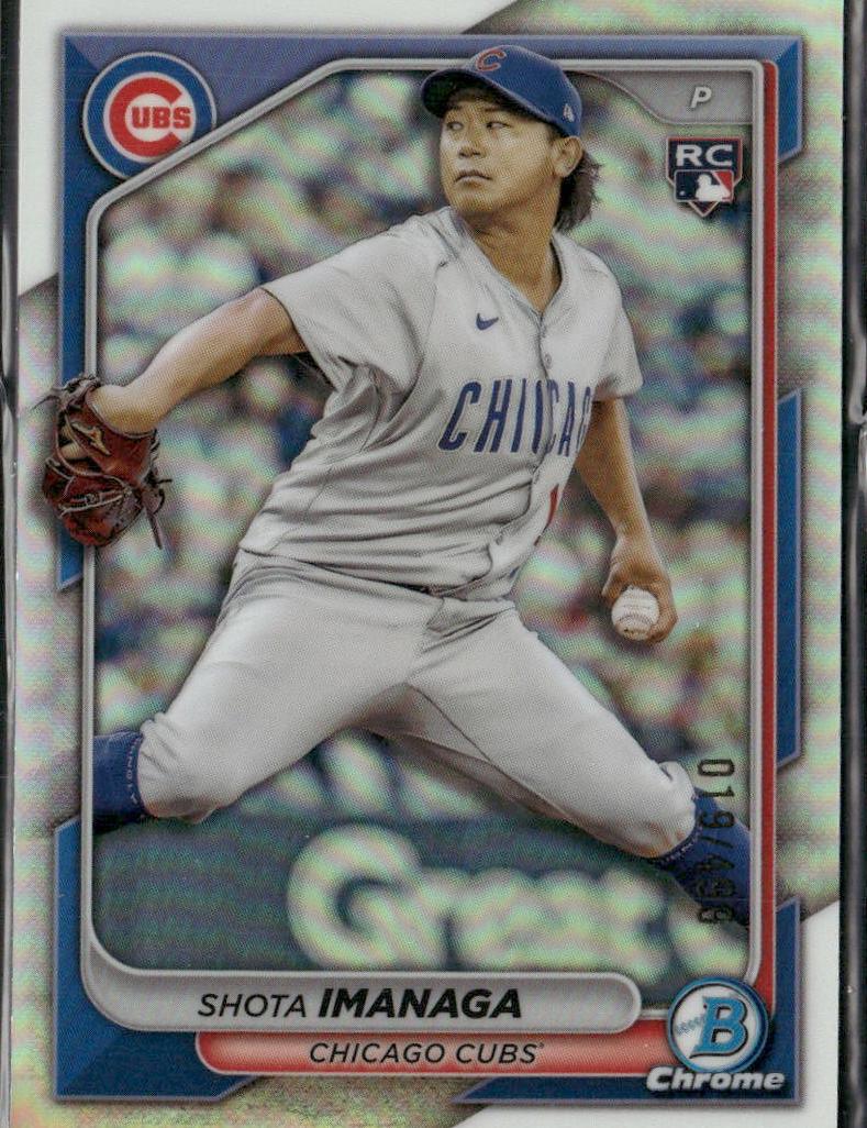 2024 Bowman Chrome Baseball Refractor Shota Imanaga #41 PSA 9