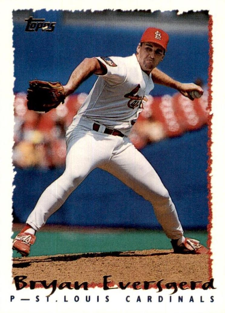 1995 Topps Baseball Bryan Eversgerd #481