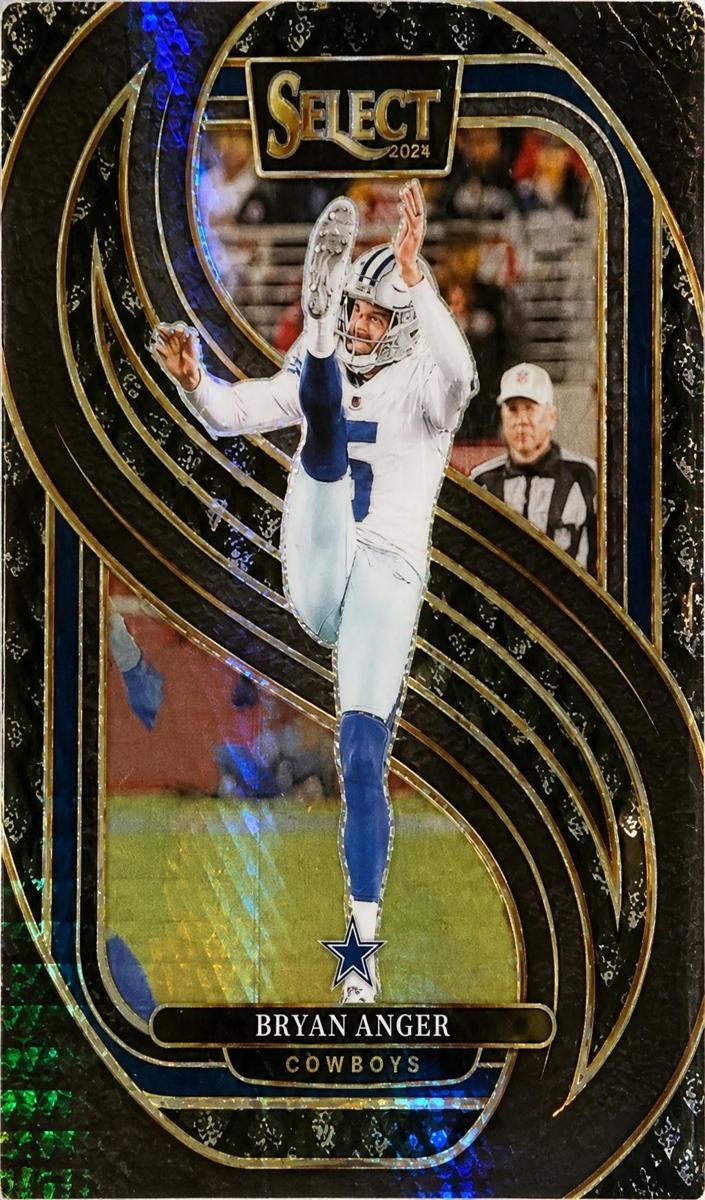 2024 Panini Select Football Black Dragon Scale Bryan Anger #141