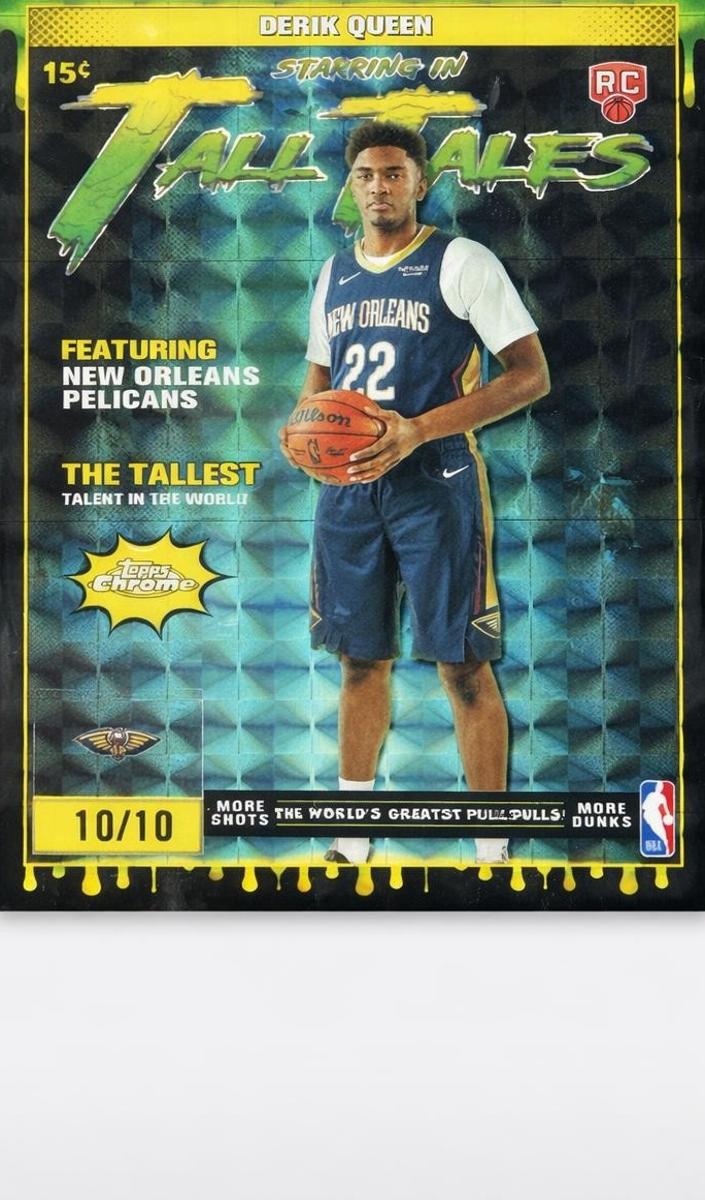 2025 Topps Chrome Basketball Geometric Black Refractor Derik Queen #TT-18