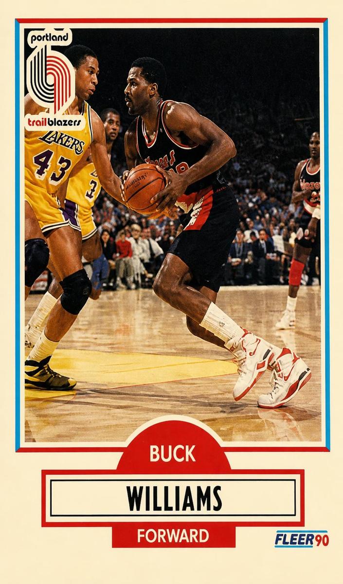 1990 Fleer Basketball Buck Williams #160 PSA 9