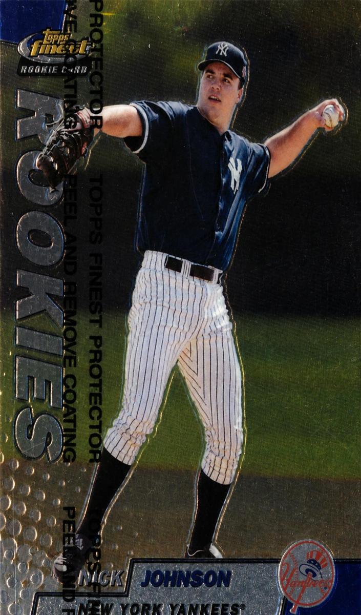 1999 Topps Finest Baseball Nick Johnson #287