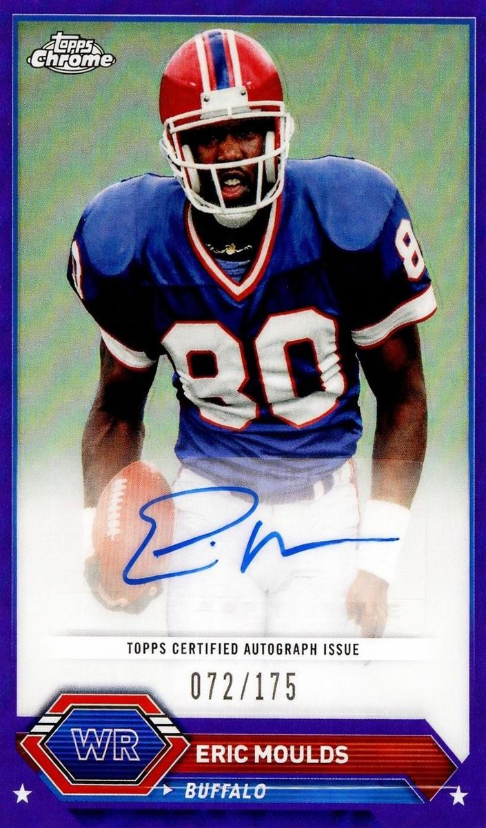 2023 Topps Composite Football Purple Refractor Eric Moulds #TCA-EMO